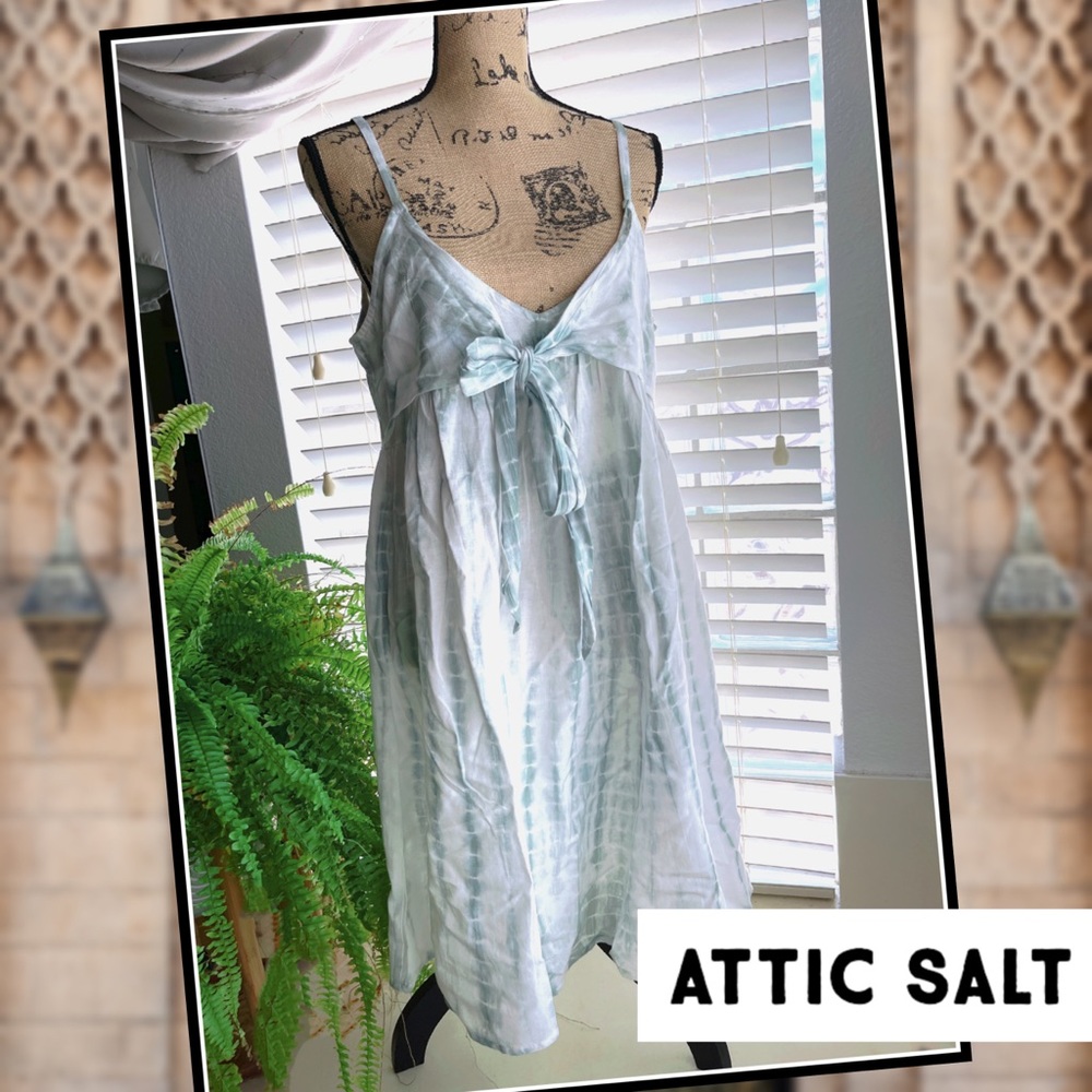 NEW 💯 ATTIC SALT Tie Dye Boho Sundress #AS54DRSf
